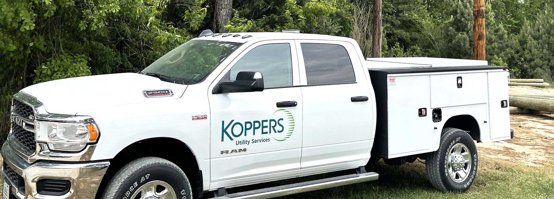 Koppers Utility Services Truck