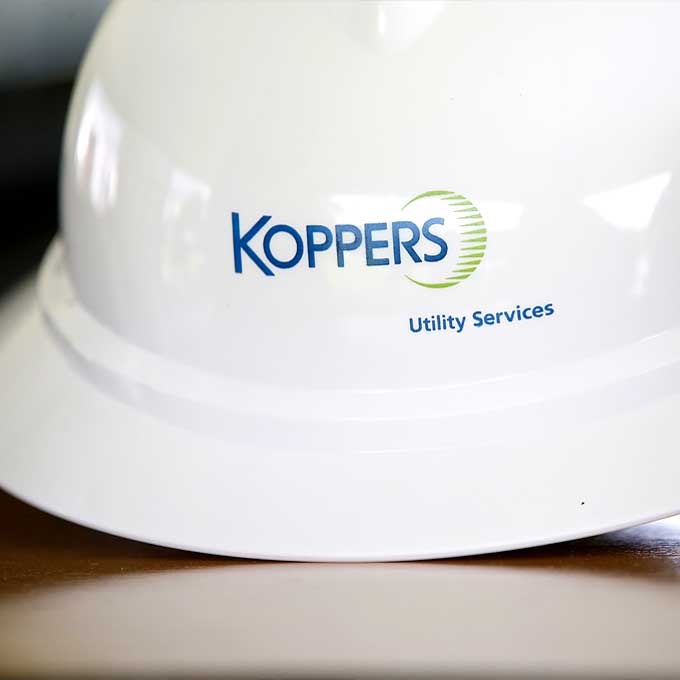 Koppers Utility Services Helmet